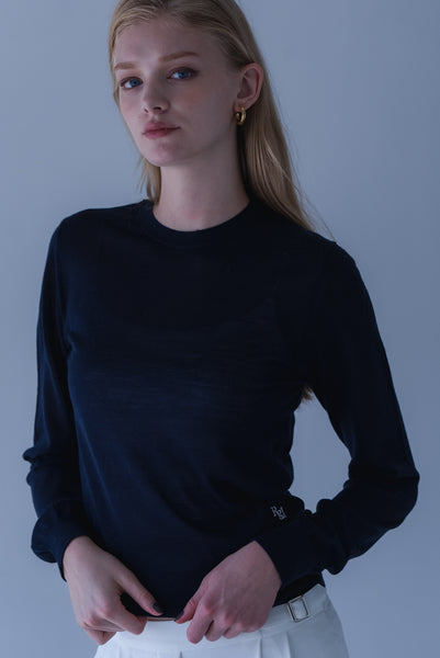 【2026年9月 POPUP】ベーシックウールクルーネックニット｜BASIC WOOL CREWNECK KNIT