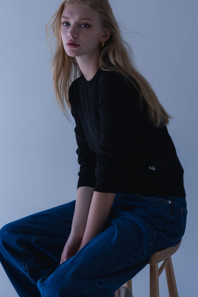 【2026年9月 POPUP】ベーシックウールクルーネックニット｜BASIC WOOL CREWNECK KNIT