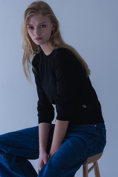 【2026年9月 POPUP】ベーシックウールクルーネックニット｜BASIC WOOL CREWNECK KNIT