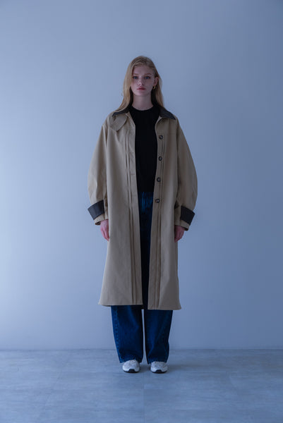 【2026年9月 POPUP】ワークステッチステンカラーコート｜WORK STITCH SOUTIEN COLLAR COAT