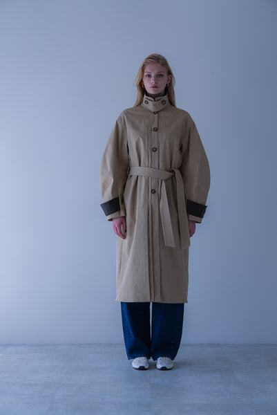 【2026年9月 POPUP】ワークステッチステンカラーコート｜WORK STITCH SOUTIEN COLLAR COAT