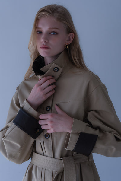 【2026年9月 POPUP】ワークステッチステンカラーコート｜WORK STITCH SOUTIEN COLLAR COAT