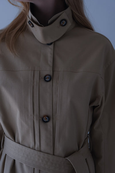 【2026年9月 POPUP】ワークステッチステンカラーコート｜WORK STITCH SOUTIEN COLLAR COAT