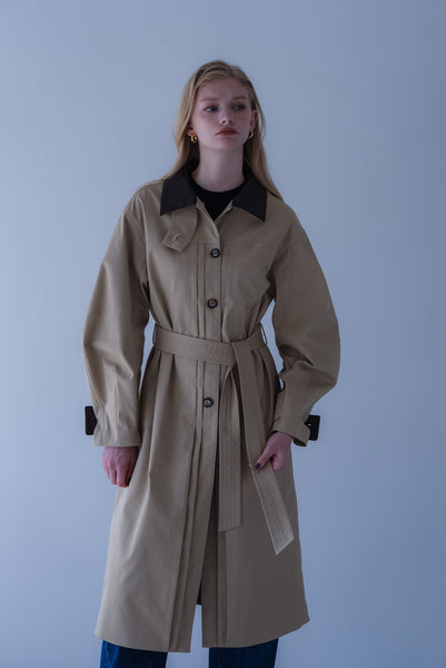 【2026年9月 POPUP】ワークステッチステンカラーコート｜WORK STITCH SOUTIEN COLLAR COAT