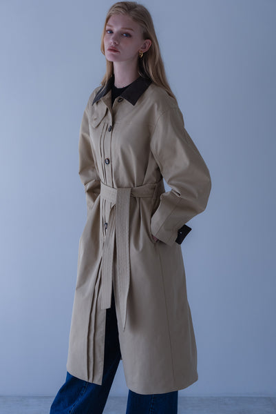 【2026年9月 POPUP】ワークステッチステンカラーコート｜WORK STITCH SOUTIEN COLLAR COAT