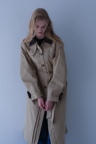 【2026年9月 POPUP】ワークステッチステンカラーコート｜WORK STITCH SOUTIEN COLLAR COAT