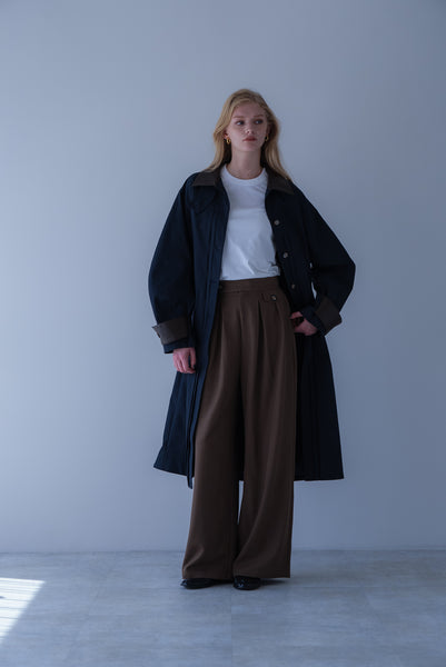 【2026年9月 POPUP】ワークステッチステンカラーコート｜WORK STITCH SOUTIEN COLLAR COAT
