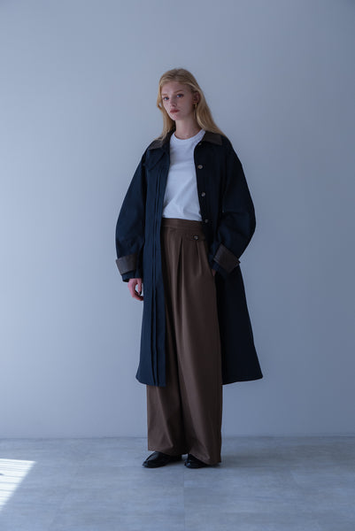 【2026年9月 POPUP】ワークステッチステンカラーコート｜WORK STITCH SOUTIEN COLLAR COAT