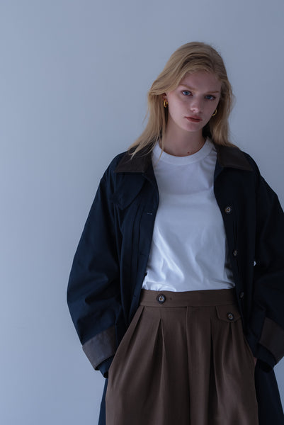 【2026年9月 POPUP】ワークステッチステンカラーコート｜WORK STITCH SOUTIEN COLLAR COAT