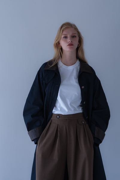 【2026年9月 POPUP】ワークステッチステンカラーコート｜WORK STITCH SOUTIEN COLLAR COAT