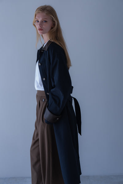 【2026年9月 POPUP】ワークステッチステンカラーコート｜WORK STITCH SOUTIEN COLLAR COAT