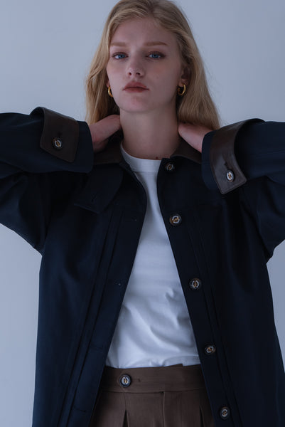 【2026年9月 POPUP】ワークステッチステンカラーコート｜WORK STITCH SOUTIEN COLLAR COAT