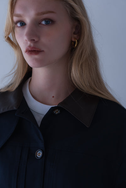 【2026年9月 POPUP】ワークステッチステンカラーコート｜WORK STITCH SOUTIEN COLLAR COAT
