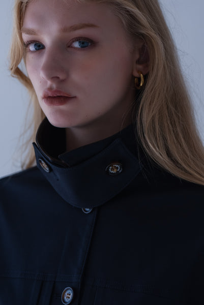 【2026年9月 POPUP】ワークステッチステンカラーコート｜WORK STITCH SOUTIEN COLLAR COAT