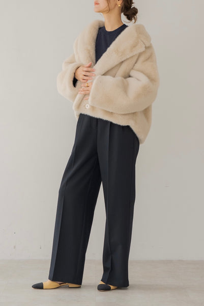 【9月8日(月)20:00〜 先行予約開始】ショートファージャケット｜SHORT FUR JACKET