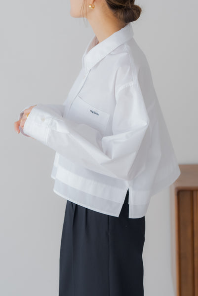 レイヤードショートシャツ｜LAYERED SHORT SHIRT