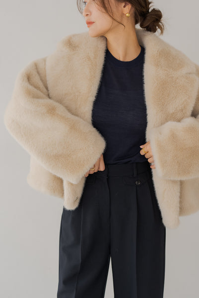 【9月8日(月)20:00〜 先行予約開始】ショートファージャケット｜SHORT FUR JACKET