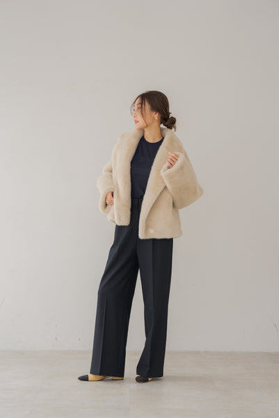 【9月8日(月)20:00〜 先行予約開始】ショートファージャケット｜SHORT FUR JACKET