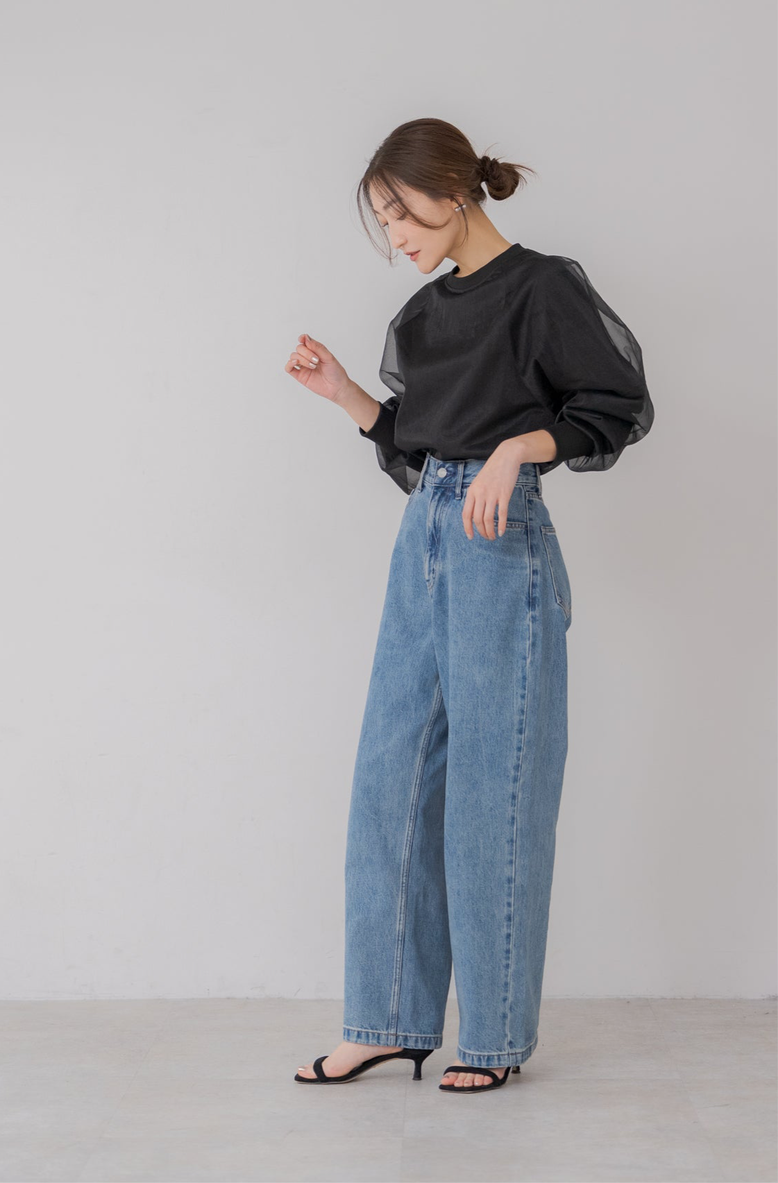 レイヤードチュールプルオーバー LAYERED TULLE PULLOVER レイヤードチュールプルオーバー|LAYERED TULLE PULLOVERの通販