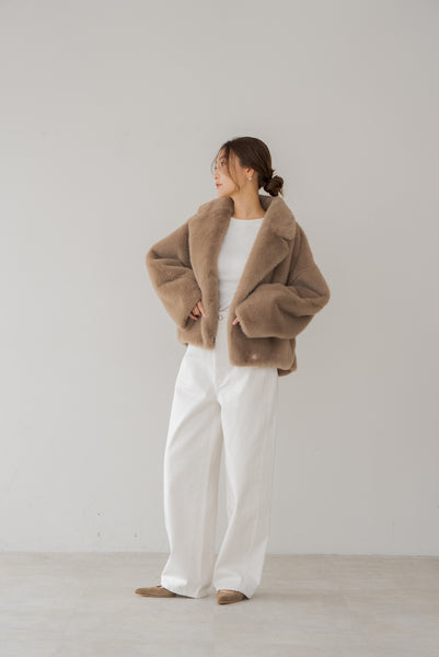 【9月8日(月)20:00〜 先行予約開始】ショートファージャケット｜SHORT FUR JACKET