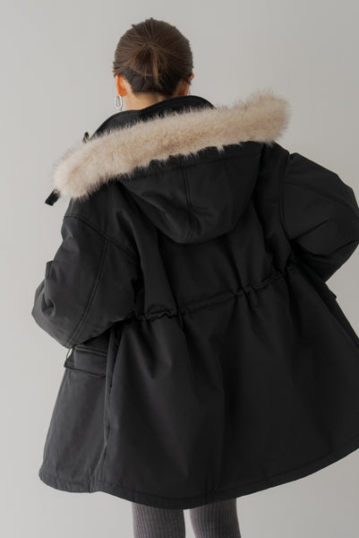 【10月11日(金)20:00〜 予約販売開始】ファー付きミリタリーコート｜FUR MILITARY COAT