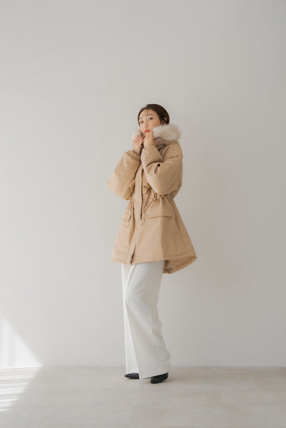 【10月11日(金)20:00〜 予約販売開始】ファー付きミリタリーコート｜FUR MILITARY COAT