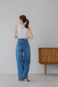 新品未使用 regleam Sサイズ　カーブワイドデニム カーブワイドデニム｜CURVE WIDE DENIMの通販｜regleam