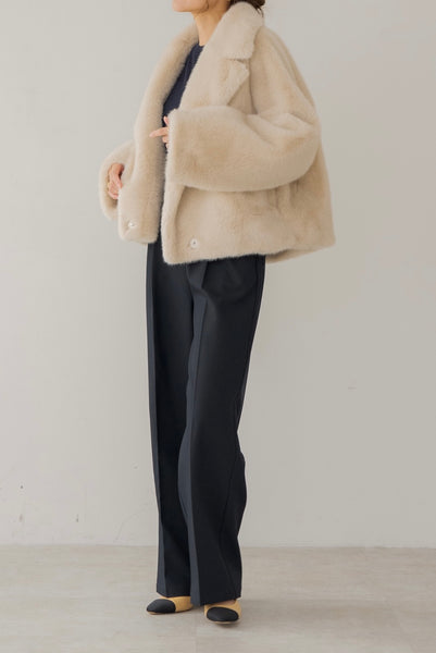 【9月8日(月)20:00〜 先行予約開始】ショートファージャケット｜SHORT FUR JACKET