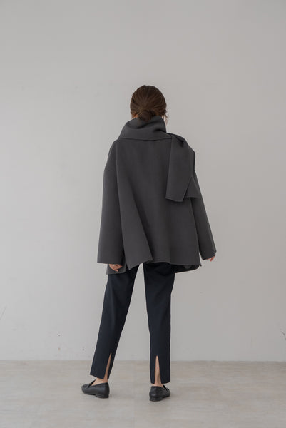 【9月8日(月)20:00〜 先行予約開始】ストール付きショートコート｜STOLE SHORT COAT