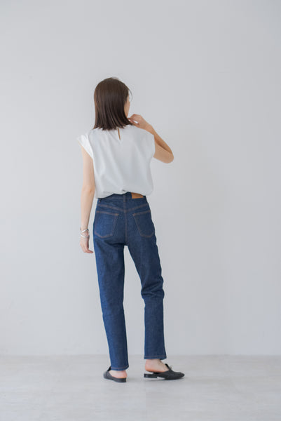 【7月12日(金)20:00〜 販売開始】STORYコラボ 綿麻ストレッチデニム｜COTTON LINEN STRETCH DENIM