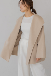 ストール付きショートコート｜STOLE SHORT COATの通販｜regleam