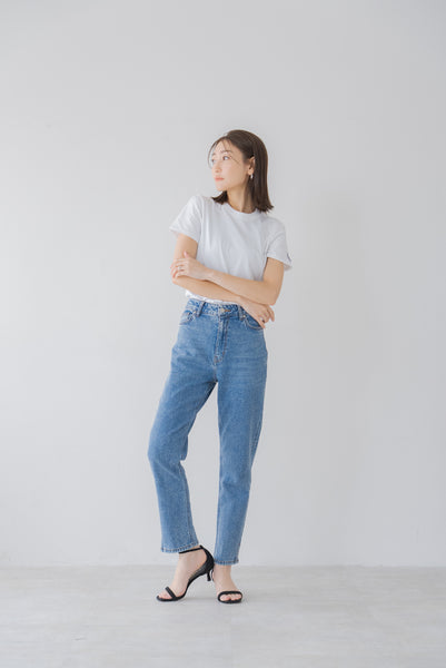 【7月12日(金)20:00〜 販売開始】STORYコラボ 綿麻ストレッチデニム｜COTTON LINEN STRETCH DENIM