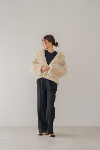 【9月8日(月)20:00〜 先行予約開始】ショートファージャケット｜SHORT FUR JACKET
