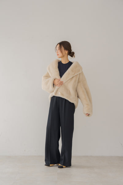 【9月8日(月)20:00〜 先行予約開始】ショートファージャケット｜SHORT FUR JACKET