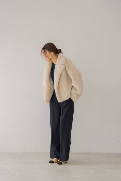【9月8日(月)20:00〜 先行予約開始】ショートファージャケット｜SHORT FUR JACKET