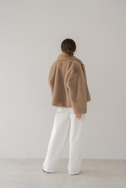 【9月8日(月)20:00〜 先行予約開始】ショートファージャケット｜SHORT FUR JACKET