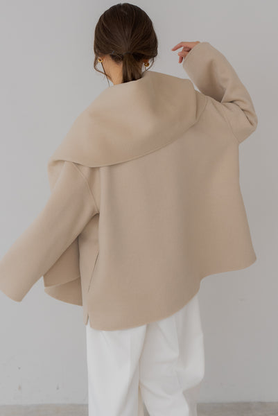 【9月8日(月)20:00〜 先行予約開始】ストール付きショートコート｜STOLE SHORT COAT