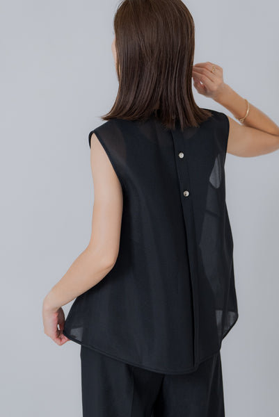 【6月27日(木)20:00〜 販売開始】シアーラッセル ノースリトップス｜SHEER RUSSEL NO SLEEVE TOPS