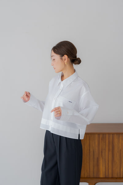 レイヤードショートシャツ｜LAYERED SHORT SHIRT