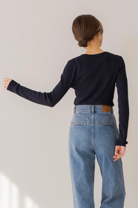 ヘンリーネックニット｜HENLEY NECK KNITの通販｜regleam