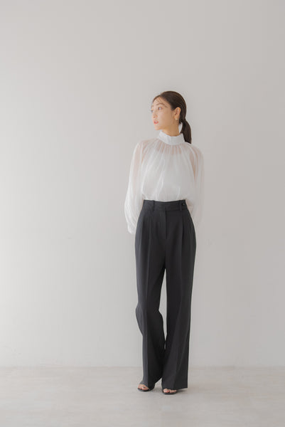 ツータックベルトパンツ｜TWO TUCK BELT PANTS