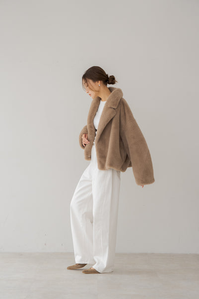 【9月8日(月)20:00〜 先行予約開始】ショートファージャケット｜SHORT FUR JACKET