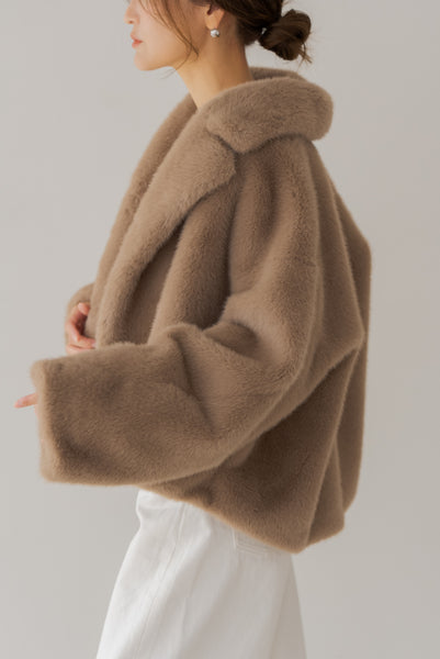 【9月8日(月)20:00〜 先行予約開始】ショートファージャケット｜SHORT FUR JACKET