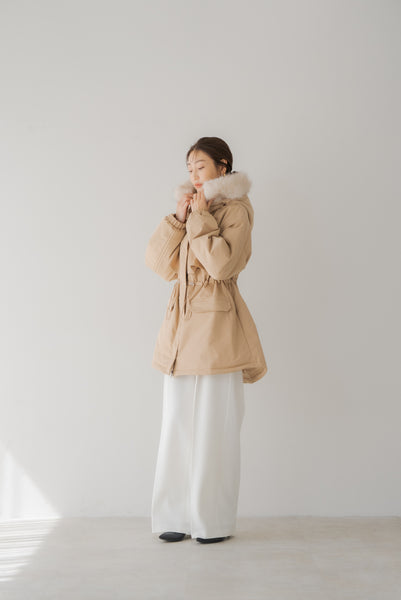 【10月11日(金)20:00〜 予約販売開始】ファー付きミリタリーコート｜FUR MILITARY COAT