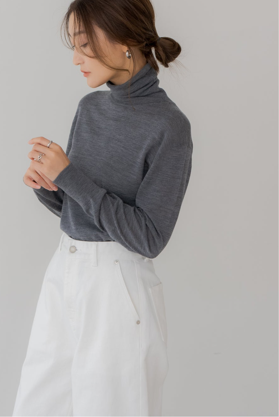ウールタートルネックニット｜WOOL TURTLENECK KNITの通販｜regleam