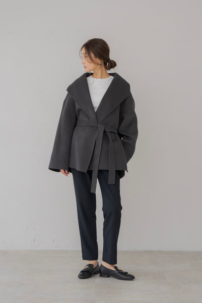 【9月8日(月)20:00〜 先行予約開始】ストール付きショートコート｜STOLE SHORT COAT