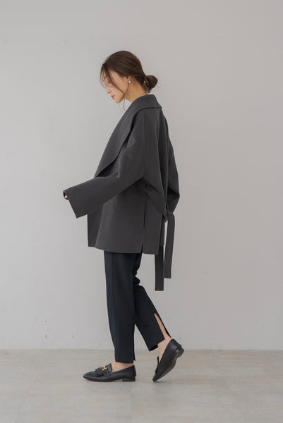 【9月8日(月)20:00〜 先行予約開始】ストール付きショートコート｜STOLE SHORT COAT