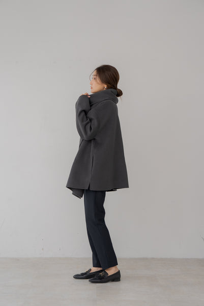 【9月8日(月)20:00〜 先行予約開始】ストール付きショートコート｜STOLE SHORT COAT