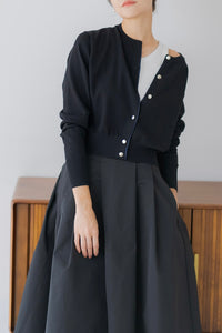新品regleam ベーシックショートカーディガン (チャコールM) ショートカーディガン｜SHORT CARDIGANの通販｜regleam