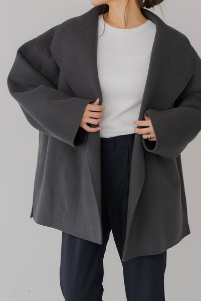 【9月8日(月)20:00〜 先行予約開始】ストール付きショートコート｜STOLE SHORT COAT